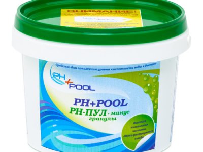 pH - минус гранулы 1 кг PH+POOL
